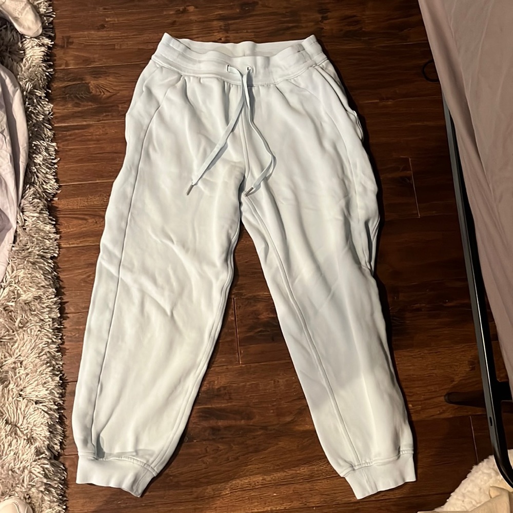 Lululemon scuba sweatpants. Size: 8, Color: pastel blue